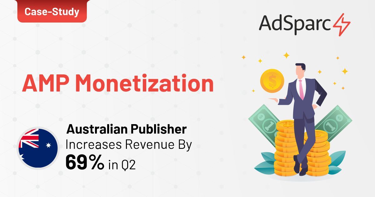 AdSparc AMP Monetization Case-study Feature Image